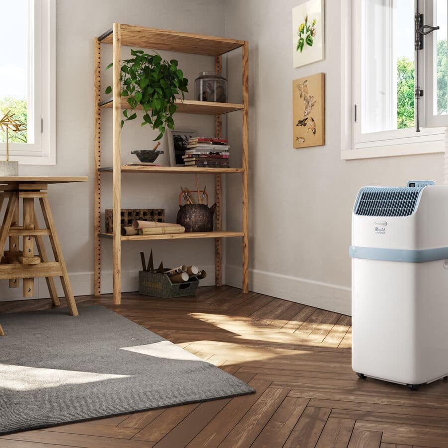 DeLonghi Pinguino Compact 8300 BTU Portable Air Conditioner R290 Space-Saving