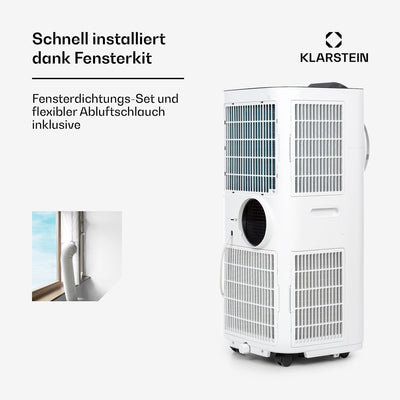 Klarstein Kraftwerk Smart 12000 BTU Portable Air Conditioner R290 50dB 56m²