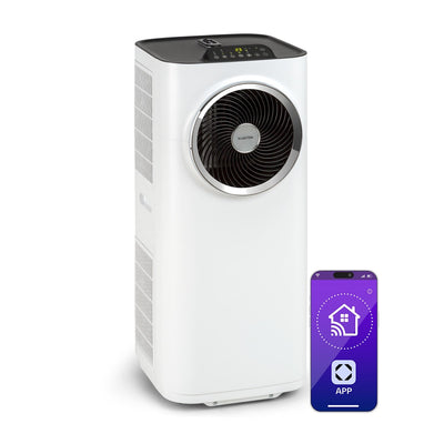 Klarstein Kraftwerk Smart 12000 BTU Portable Air Conditioner R290 50dB 56m²