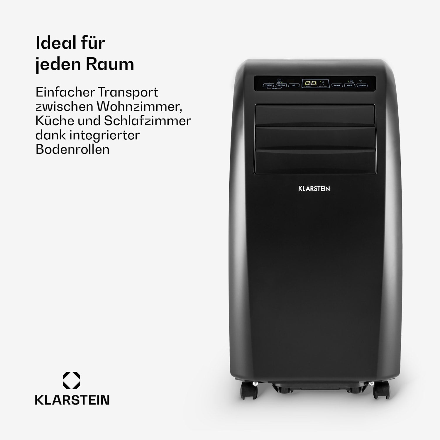 Klarstein Metrobreeze Rome Smart 10000 BTU Portable Air Conditioner A+ R290 42m²