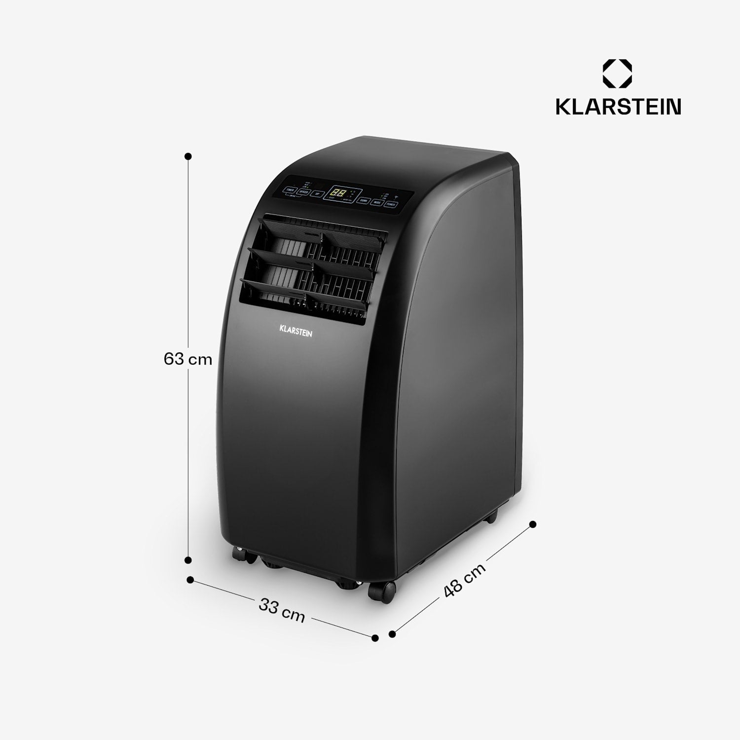 Klarstein Metrobreeze Rome Smart 10000 BTU Portable Air Conditioner A+ R290 42m²