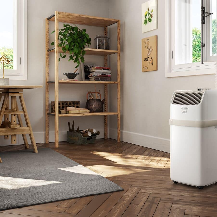 DeLonghi Pinguino Compact Mobile Air Conditioner 8300 BTU R290 Eco-Friendly Gas