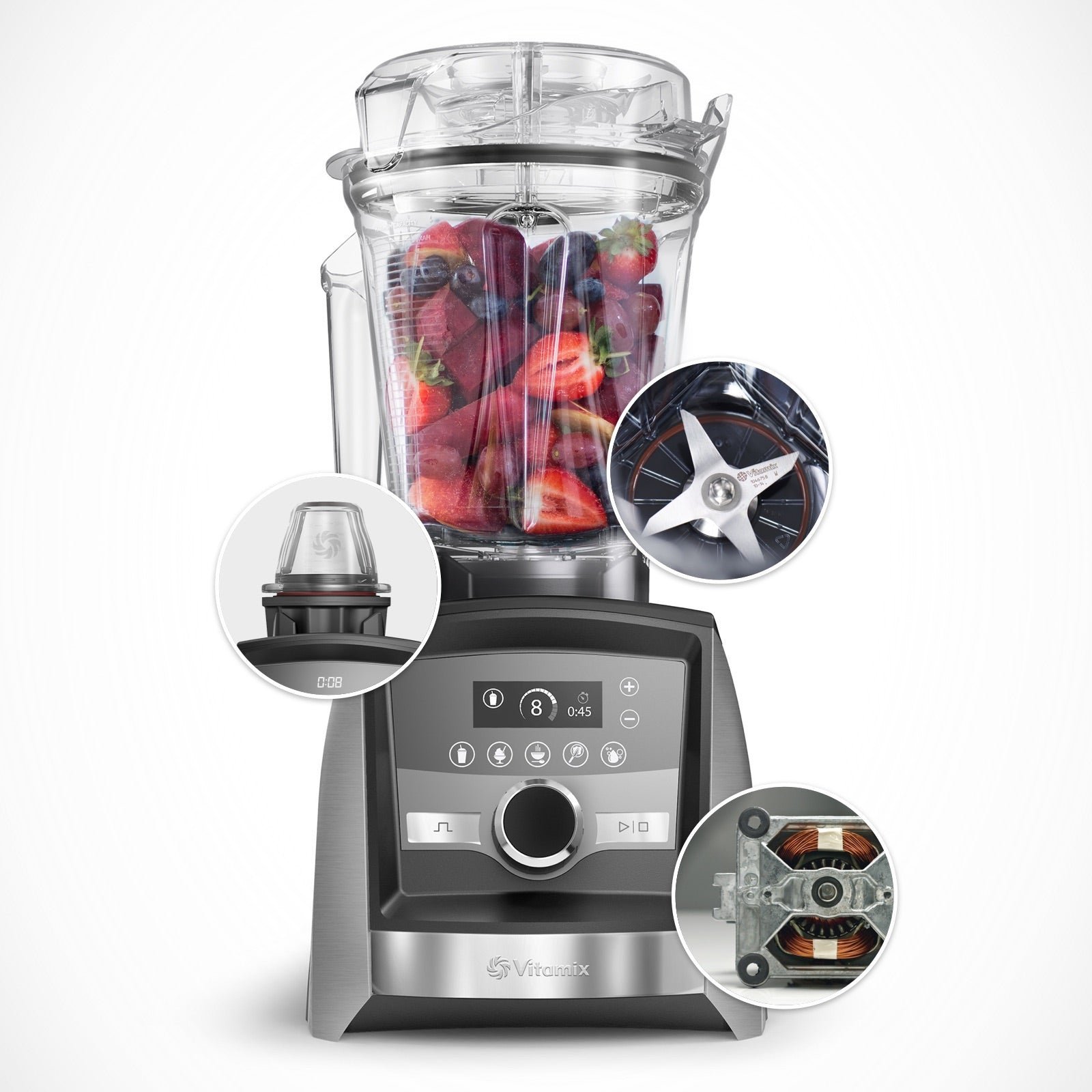 Vitamix Ascent 3500i Stainless Steel Blender Mixer - Image 2