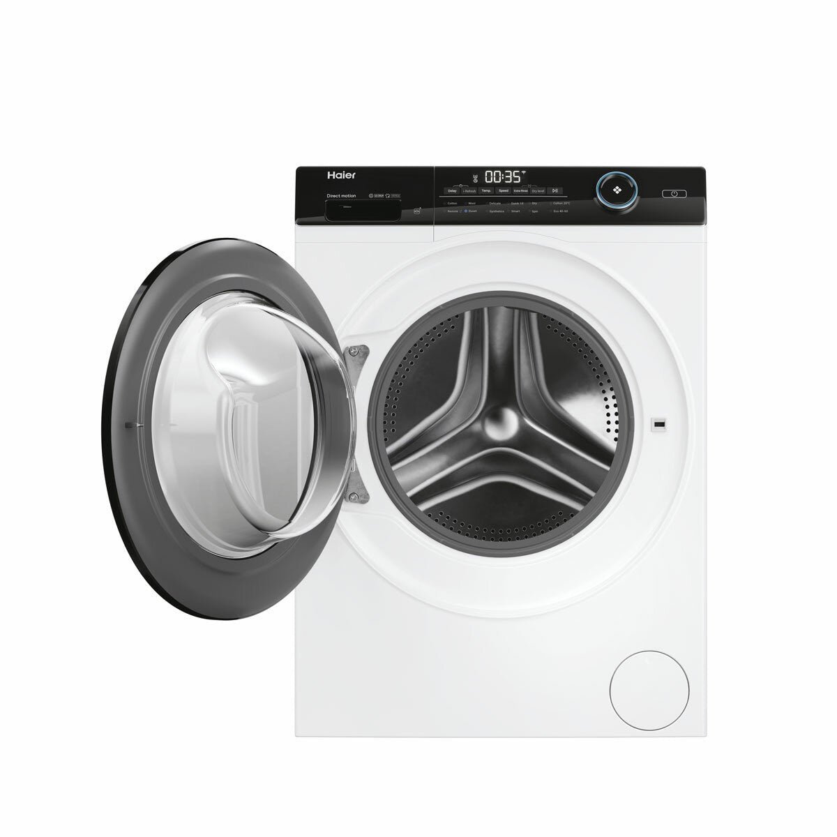 Haier I-Pro Series 5 HWD80-B14959NUUK, 8/6kg Washer Dryer, D Rated in White - Image 2
