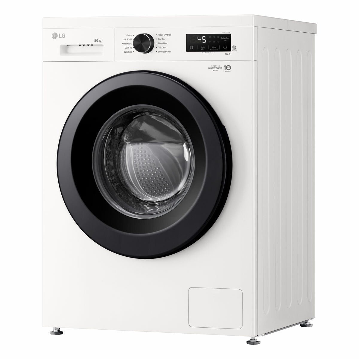 LG W4X1085NWK 8/5kg, Washer Dryer, E Rated in White - Image 2