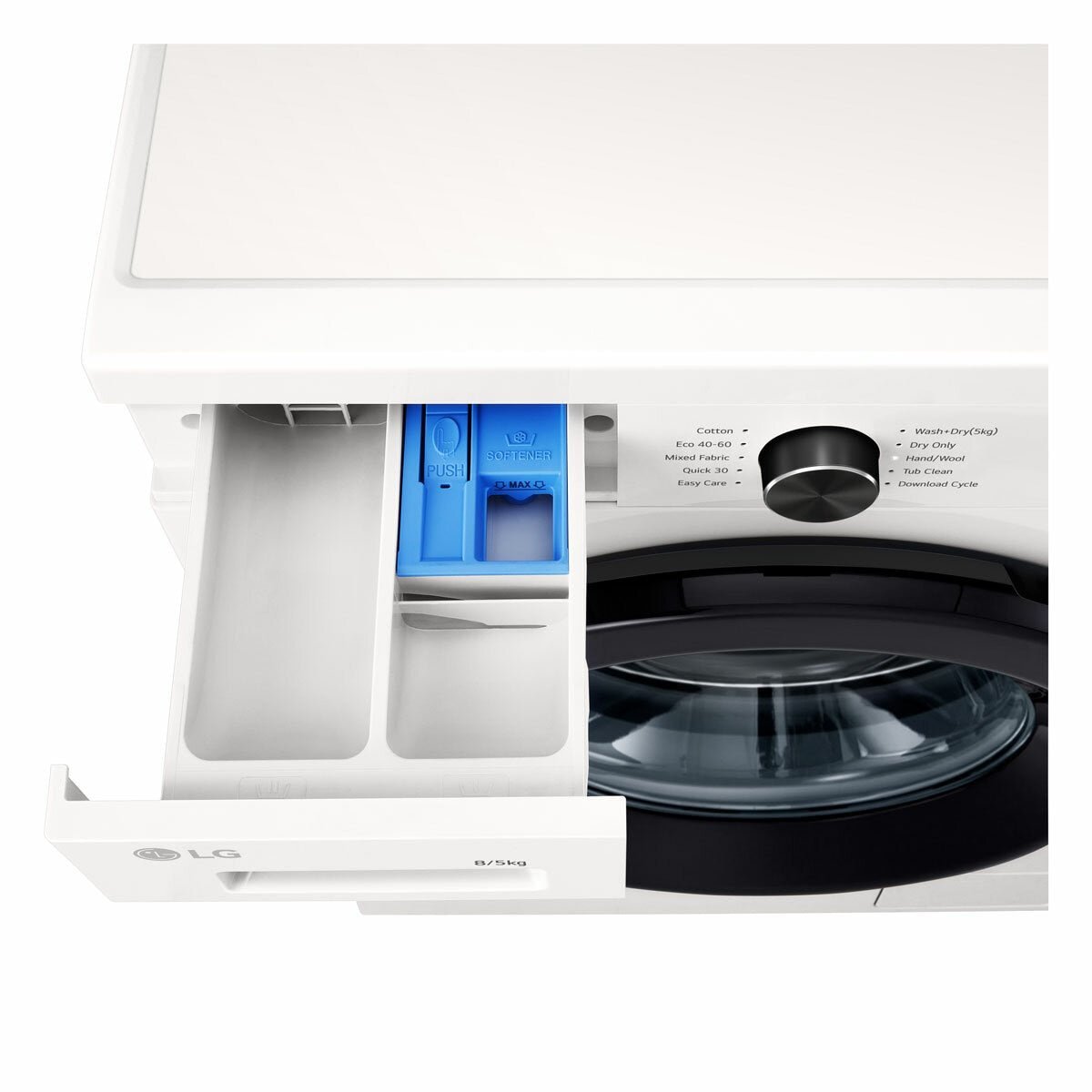 LG W4X1085NWK 8/5kg, Washer Dryer, E Rated in White - Image 7