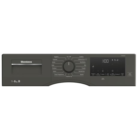 Blomberg LTK38030G 8kg Condenser Tumble Dryer Graphite - Image 3