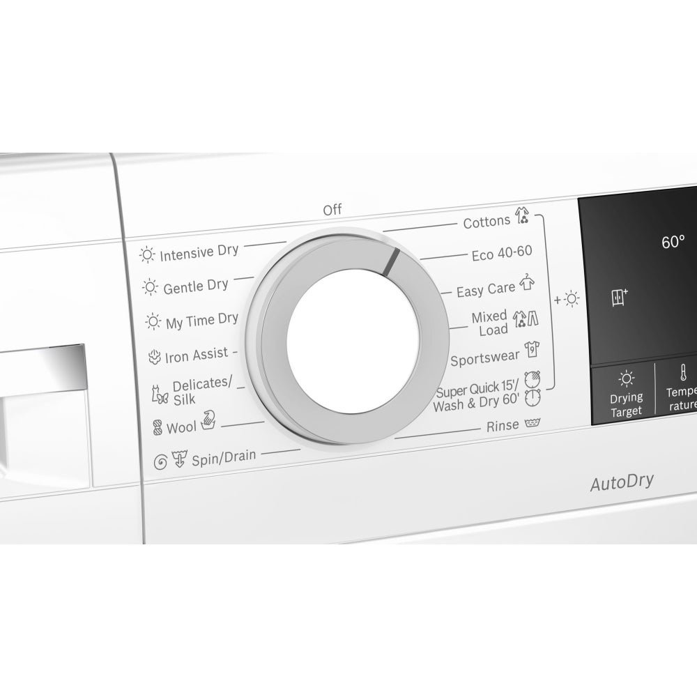 Bosch Series 4 WNA134U8GB Freestanding Washer Dryer 8kg/5kg 1400 Spin White – Clearance - Image 4