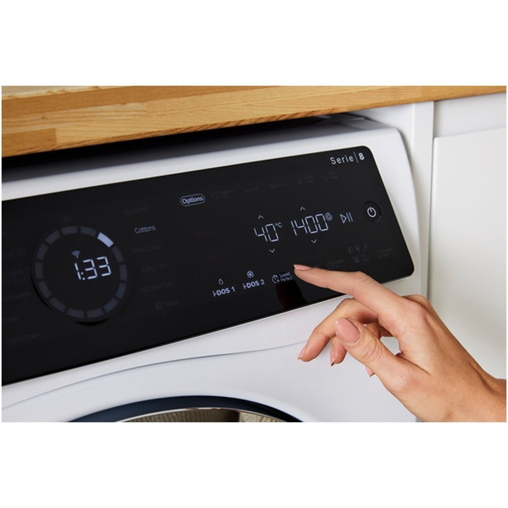 Bosch WNC25410GB Series 8 10.5+6kg Washer Dryer with 1400 Spin White – D Rated - Image 16