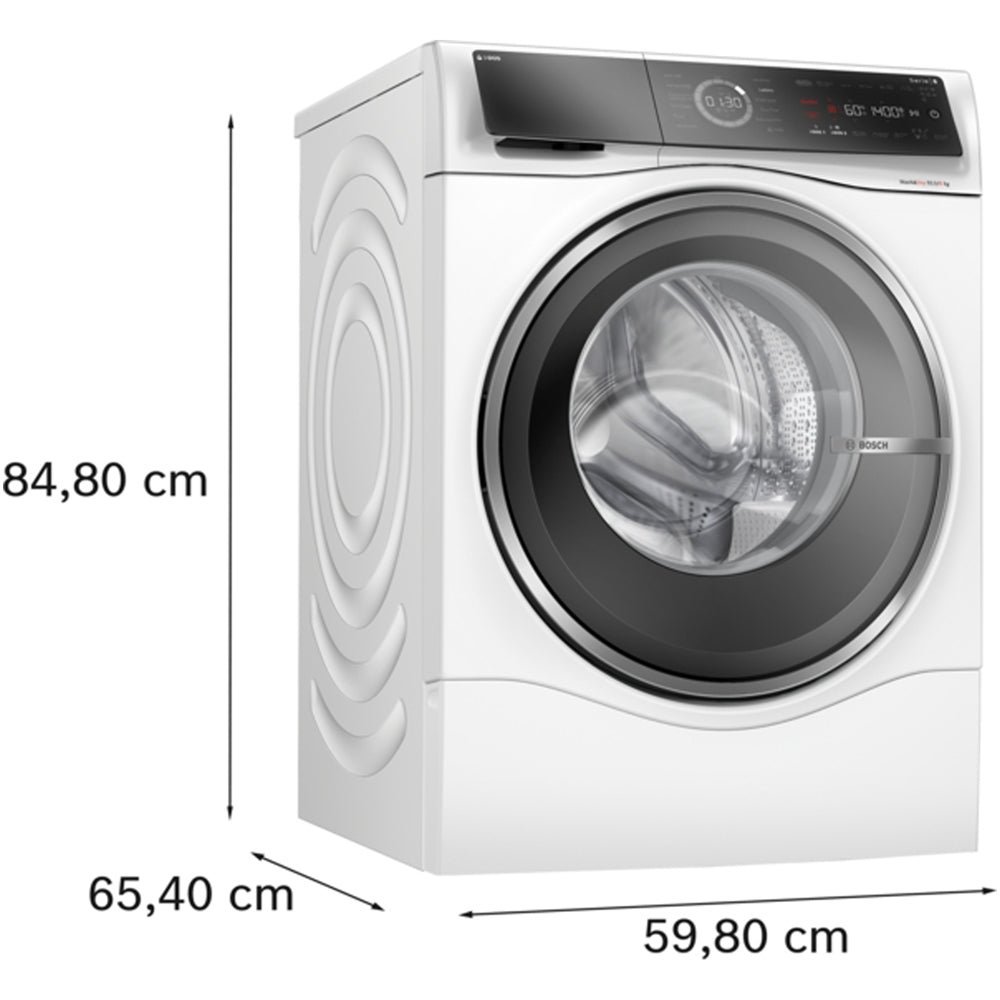 Bosch WNC25410GB Series 8 10.5+6kg Washer Dryer with 1400 Spin White – D Rated - Image 4