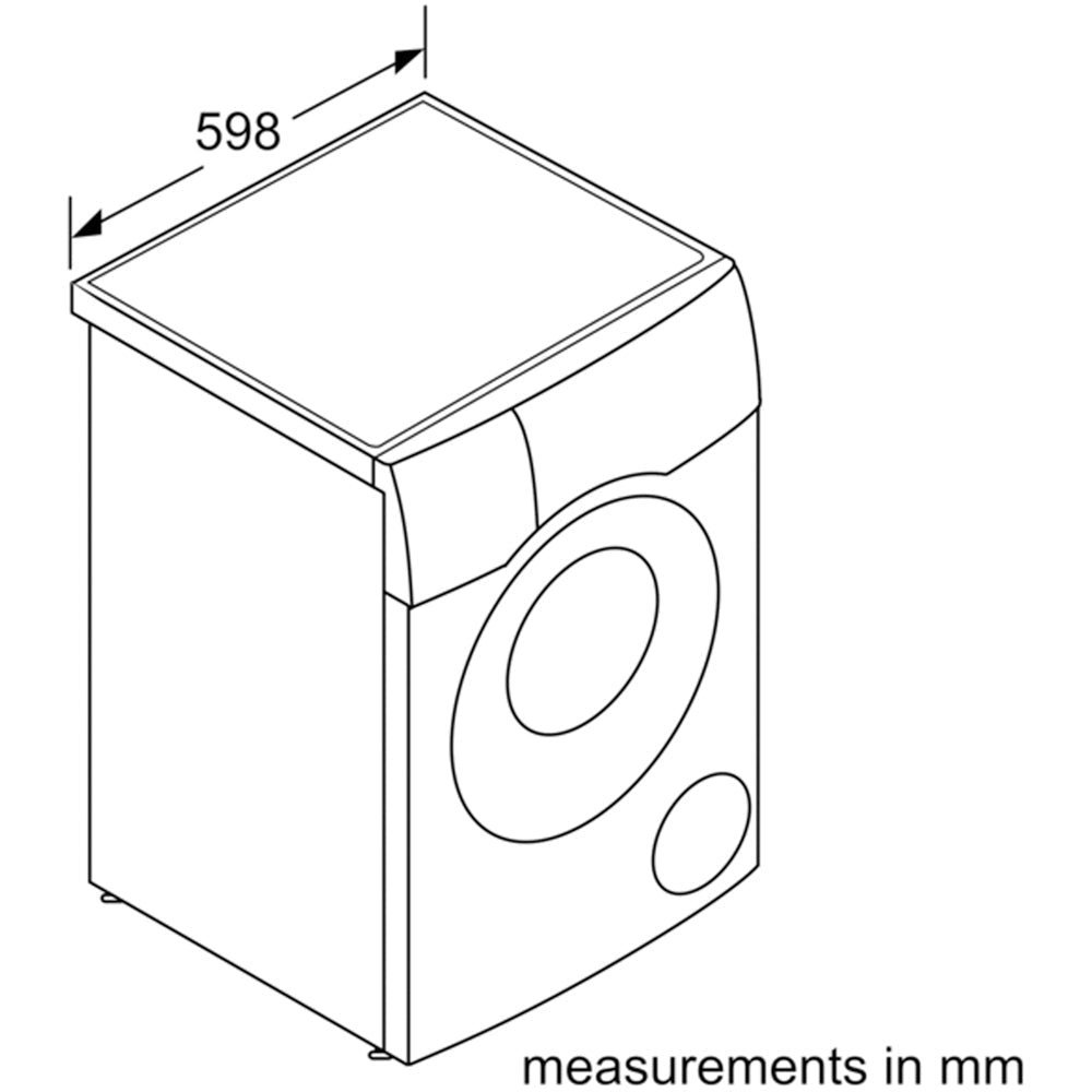 Bosch WNC25410GB Series 8 10.5+6kg Washer Dryer with 1400 Spin White – D Rated - Image 17