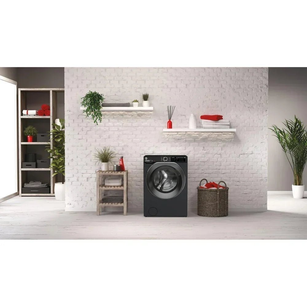 Hoover HD496AMBCB 1-80 H-WASH 500 WiFi Connected 9+6kg 1400 Spin Washer Dryer Black - Image 6