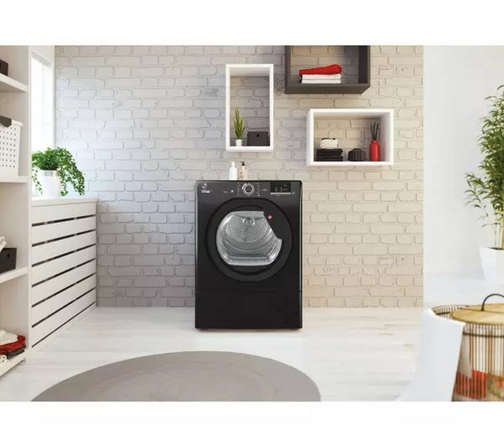 Hoover HLE C9DGB H-Dry 300 Lite 9kg Freestanding Condenser Tumble Dryer Black - Image 5