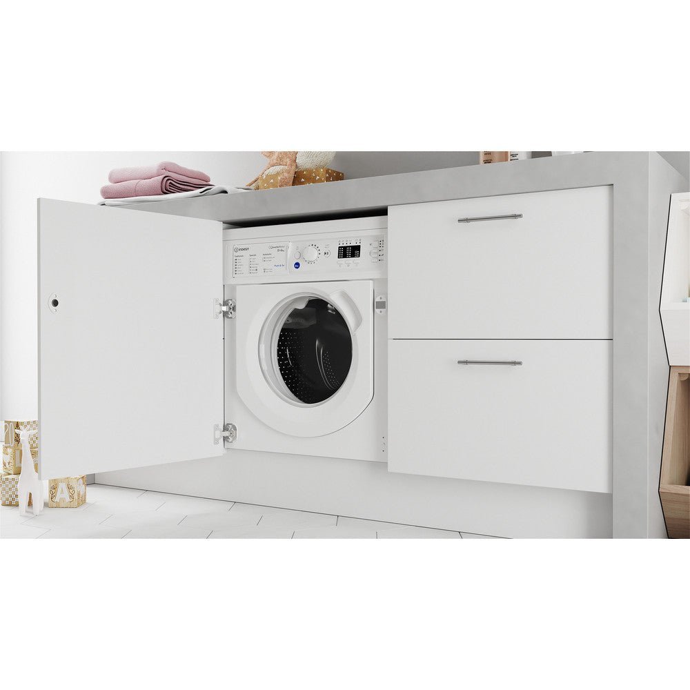 Indesit BIWDIL861485 8 kg Integrated Washer Dryer White - Image 11