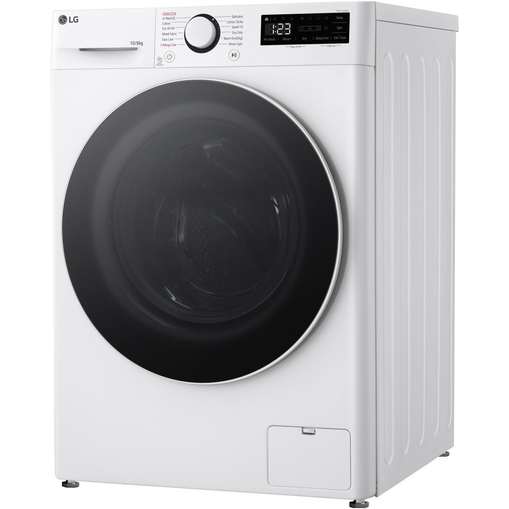 LG FWY606WWLN1 10+6kg 1400 Spin Washer Dryer White - Image 13