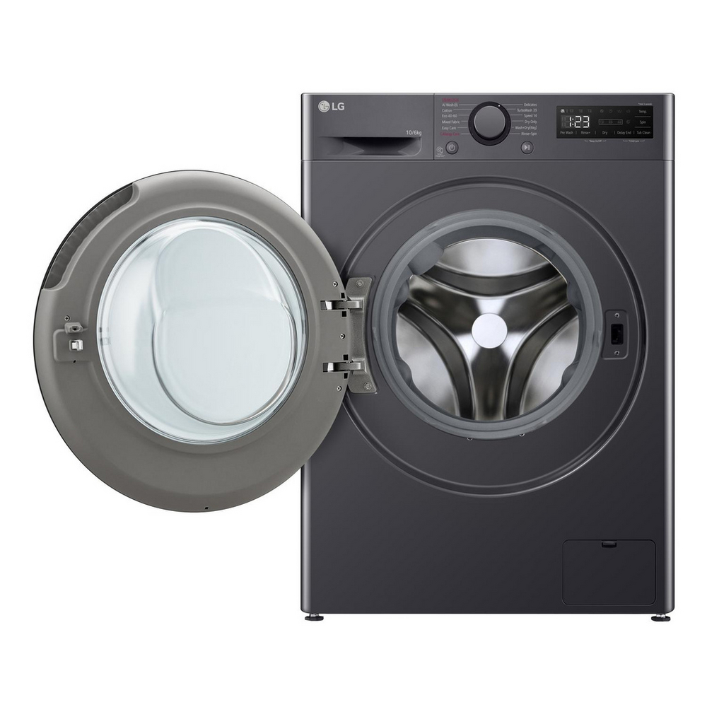 LG FWY706GBTN1 10+6 kg 1400 Spin Freestanding Washer Dryer Slate Grey - Image 2