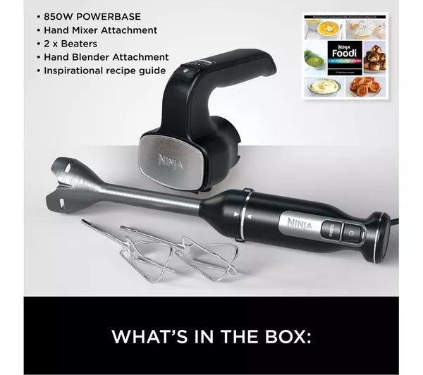 Ninja CI090UK Foodi 2-in-1 Hand Blender & Mixer Black - Image 10