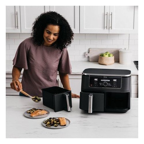 Ninja Foodi MAX Dual Zone Air Fryer AF400UK 9.5L – Black - Image 4