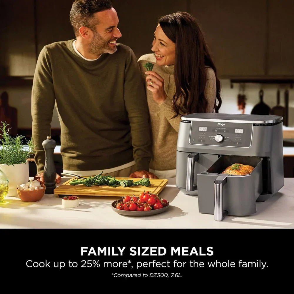 Ninja MAX 6 in 1 Dual Zone Air Fryer DZ400UK 9.5L – Gunmetal Grey - Image 7
