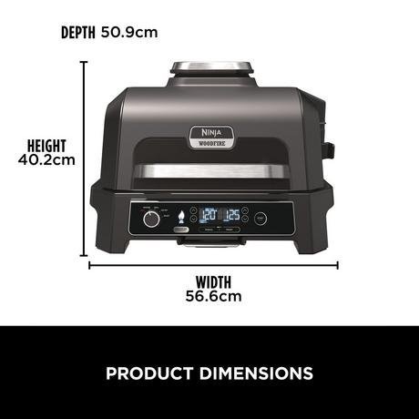 Ninja OG850UK Woodfire Pro XL Electric BBQ Grill & Smoker - Image 13
