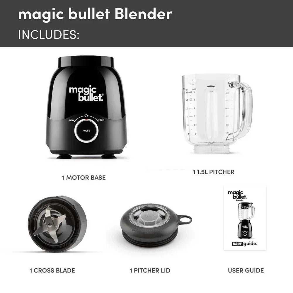 Nutribullet Magic Bullet Blender 02643 – Black - Image 4
