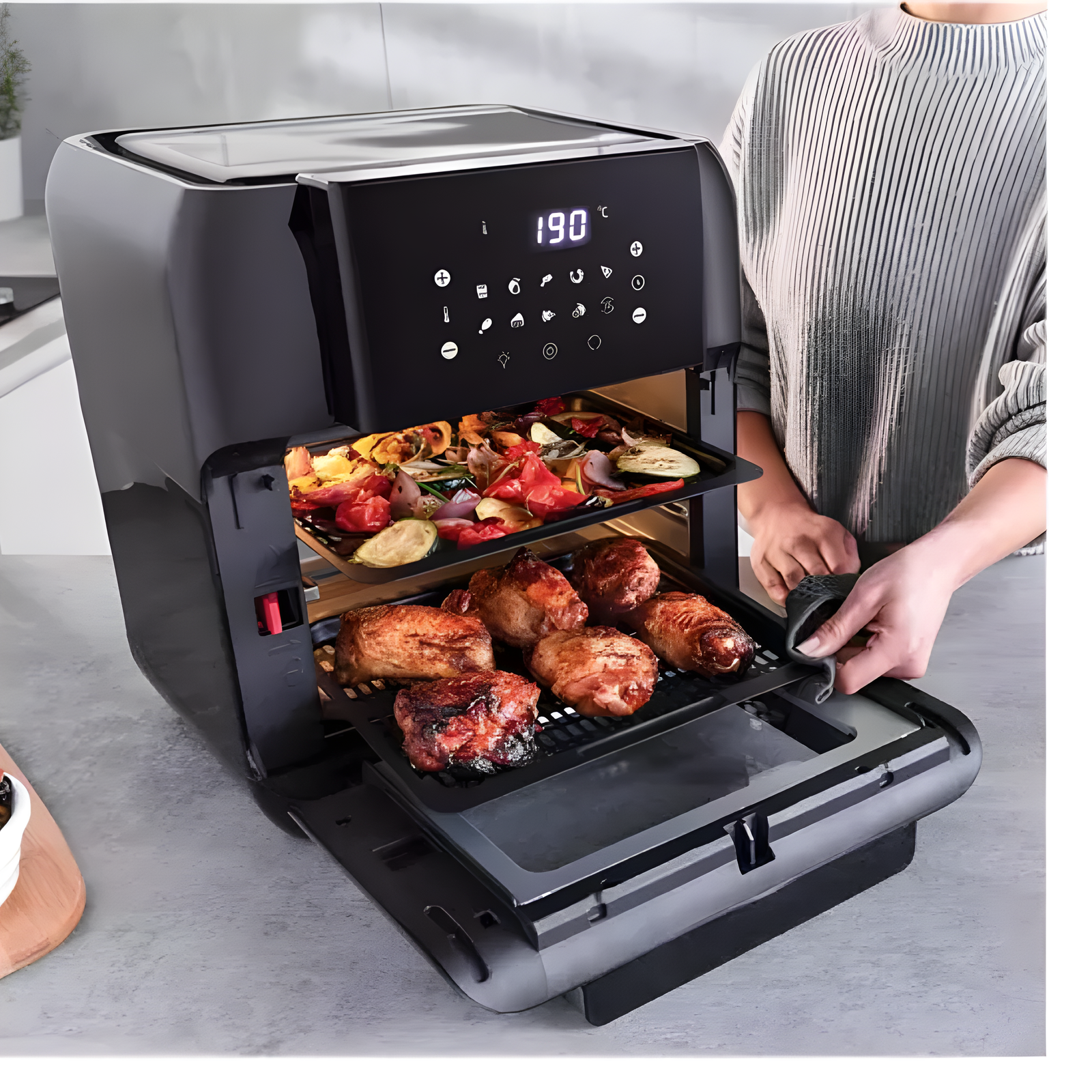 Statesman SKAO11015BK – Black Air Fryer Oven - Image 4