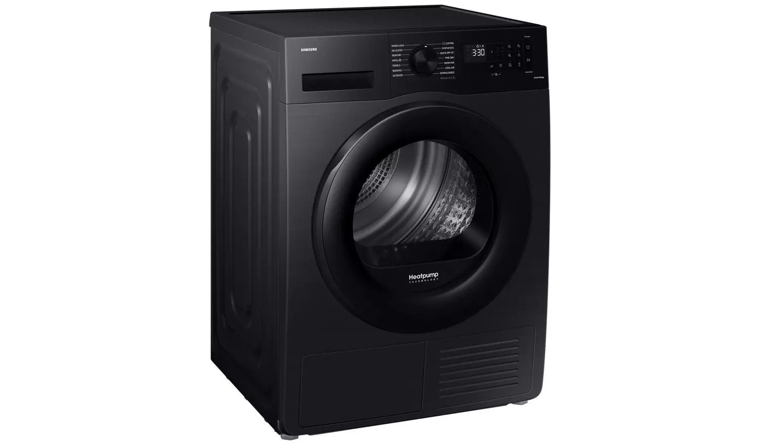 Samsung Series 5 DV90CGC0A0ABEU with OptimalDry 9 kg Heat Pump Tumble Dryer Black - Image 7
