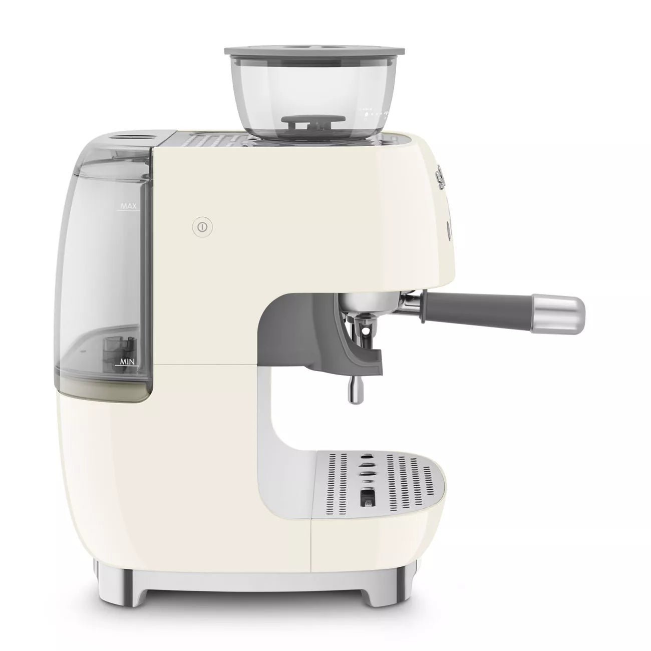 Smeg EGF03CRUK Retro Espresso Coffee Machine with Grinder in Cream - Image 4